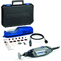 Los mejores  - Dremel 3000 - Multiherramienta 130 W- kit con 1 complemento y 25 accesorios- velocidad variable 10.000 - 33.000 rpm para…